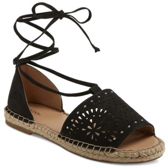 Mossimo Supply Co. Shoes - Mossimo Braelyn Ghillie Studded Lace Up Espadrille